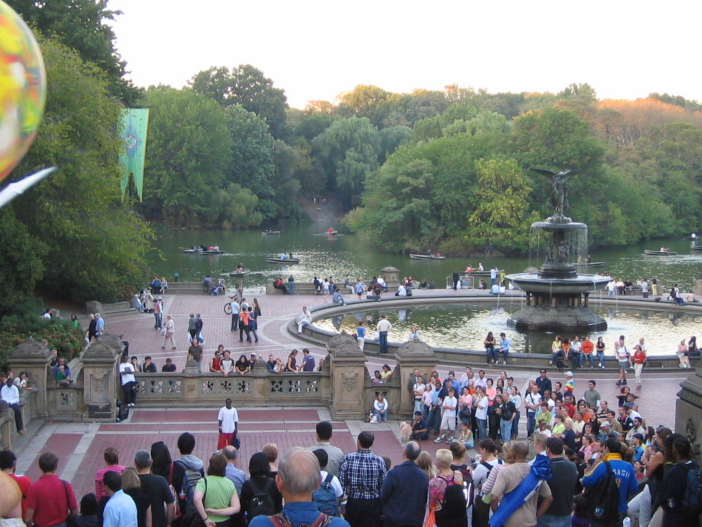 A summerday at central park new york