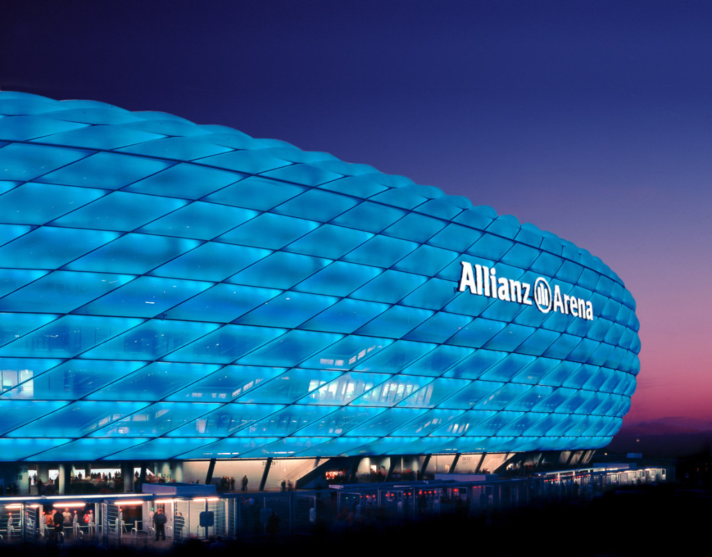 Top 10 Football Stadiums of the World Allianz Arena